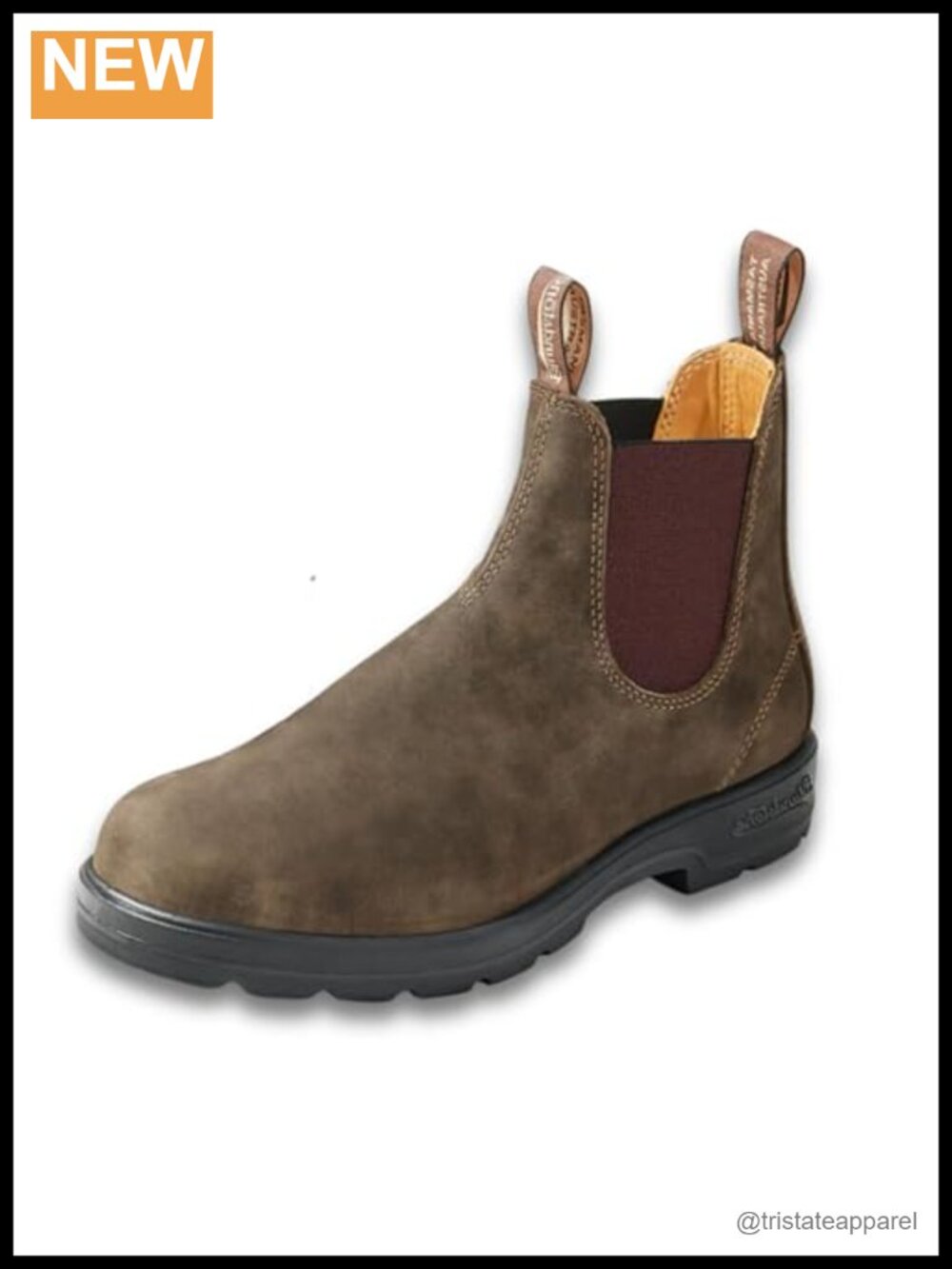 Water-Resistant Leather Chelsea Boots Cushioned Ankle Casual Boots